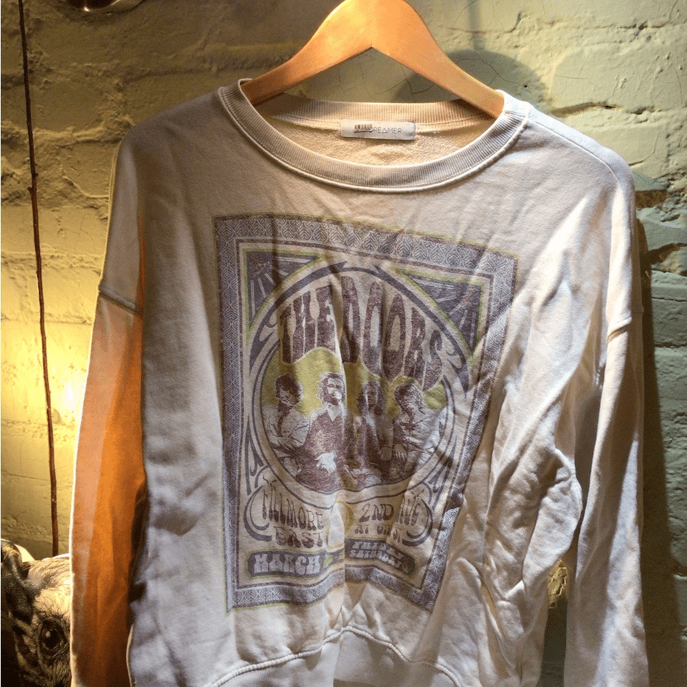 NEW ! DOORS DAYDREAMER Vintage Band Graphic Sweatshirt *read - Picture 6 of 11